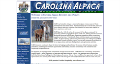 Desktop Screenshot of carolinaalpacafarms.org